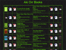 Tablet Screenshot of akiorrbooks.com